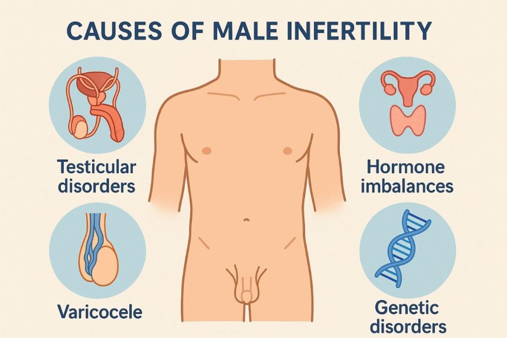 Common causes of male infertility and Ayurveda for endometriosis and uterine health in Malappuram at Arogya Nikethanam Hospital
