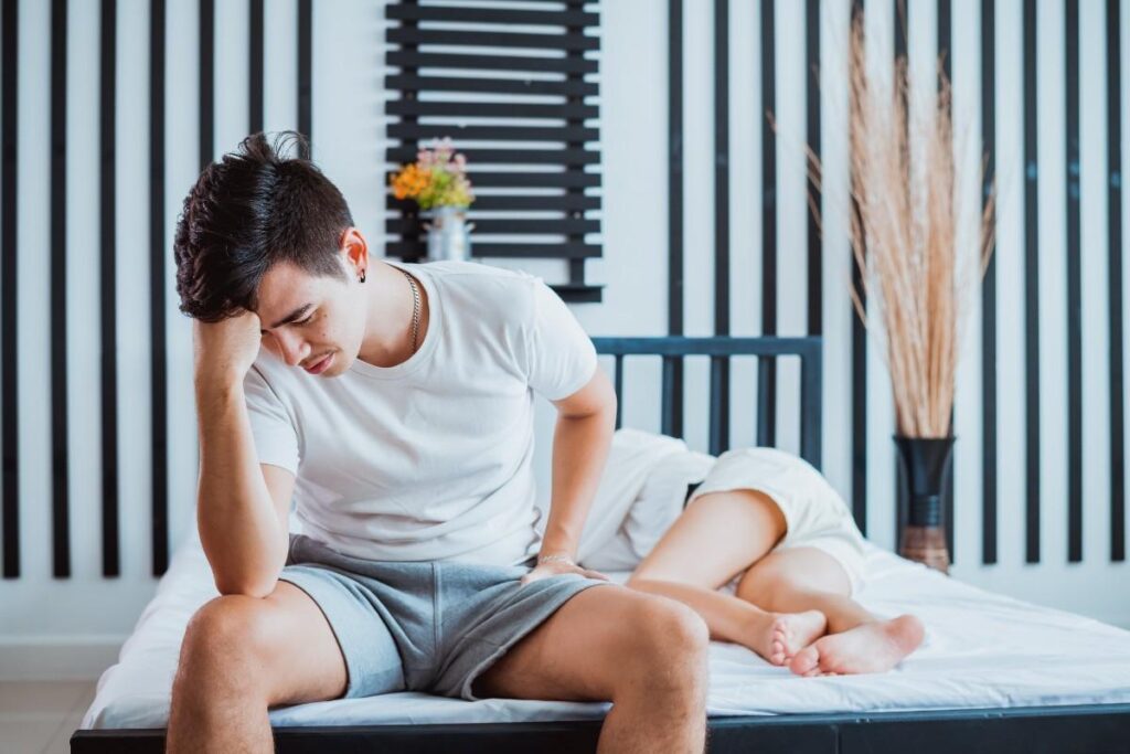 Man receiving Ayurvedic treatment for male infertility in Malappuram at Arogya Nikethanam Hospital